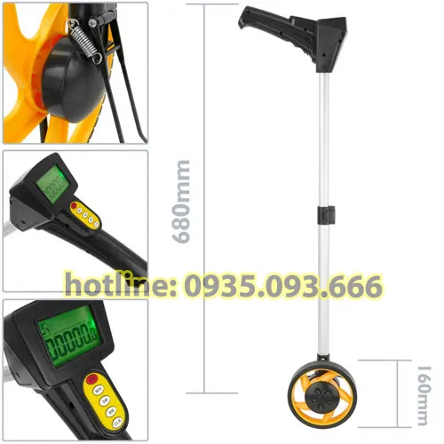 Thước Lăn Đường Dòng Điện Tử 16cm