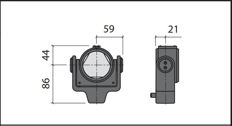 kích thước gương Leica GPH1P
